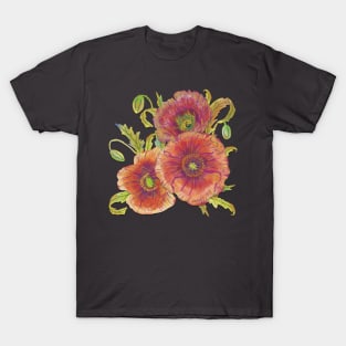 Three Poppies T-Shirt